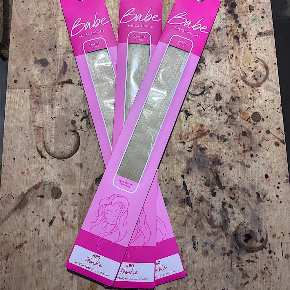 babe “frankie” 14 inch tape in extensions.